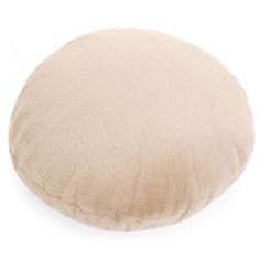 a round pillow on a white background