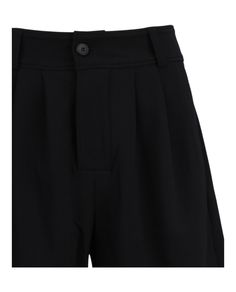 Button fly closure | Mid rise | Loose fit | Two slash pockets | Hand wash only | 88% Polyester, 12% Elastane; Lining: 65% Polyester, 35% Cotton | Made in Italy Mens Tailor, Pleated Shorts, Opening Ceremony, Mid Rise, Loose Fitting, In Italy, Hand Wash, Italy, Black