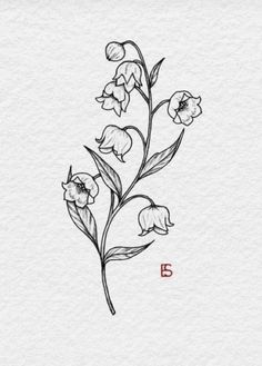 a drawing of flowers with the letter s in it's center, on top of a