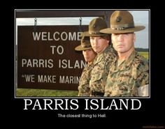 Parris Island, SC. This statement is TRUE 110%. || "...The closest thing to Hell." ★ USMC Boot Camp | Drill Instructors Palmetto State, Devil Dogs