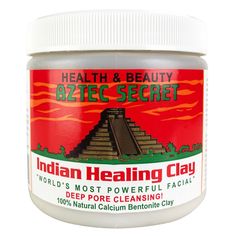 Aztec Clay Mask, Aztec Secret Indian Healing Clay, Aztec Clay, Calcium Bentonite Clay, Bentonite Clay Mask, Indian Healing Clay, Skin Care Routine For 20s, Eyeliner Tips, Healing Clay