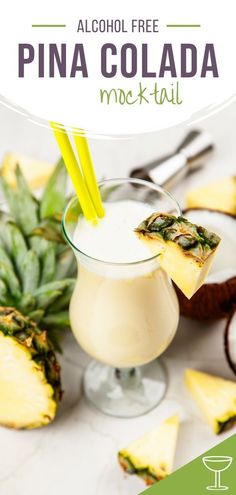 Easy Virgin Pina Colada Mocktail Recipe - Mama Loves A Drink | Recipe | Alcohol free cocktail recipes, Pina colada mocktail, Mocktail recipe . #Alcohol_Free #Reduce_Food_Waste #Food_App #Grocery_Lists Pina Colada Recipe Non Alcoholic, Virgin Cocktail Recipes, Pina Colada Cocktail Recipe, Colada Drinks, Pina Colada Mocktail, Pina Colada Cocktail, Virgin Pina Colada, Alcohol Free Cocktails, Virgin Cocktails