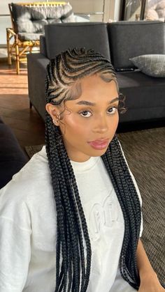 Cornrows Natural Hair, Protective Hairstyles For Natural Hair, Pelo Afro