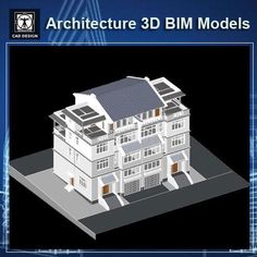 Download this Architecture BIM 3D Models(*.rvt file format,for Revit).BIM 3D models for Architects, Designers and Specifiers Building Information Modeling (BIM) is an intelligent 3D model-based process that equips architecture, engineering, and construction professionals with the insight and tools to more efficiently plan, design, construct, and manage buildings and infrastructure. Building Information Modeling (BIM) processes have helped countless firms in diverse industries operate more p... Factory Building, Corporate Design