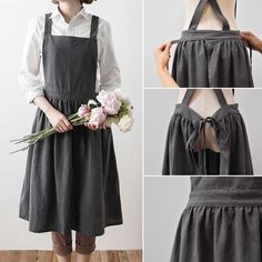 Florist Apron, Shop Apron, Work Aprons, Bib Apron, Womens Aprons, Apron Designs, Cooking Apron