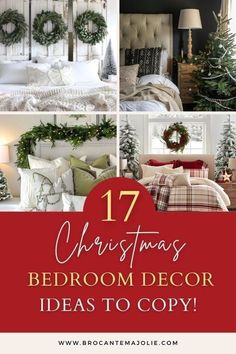 christmas bedroom decor ideas to copy