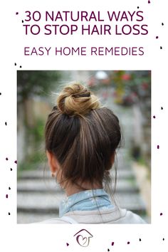 Here are the easiest natural ways and home remedies to stop hair loss and regrow hair for men, women, during chemotherapy, and after pregnancy. https://athomespaday.com/natural-ways-to-stop-hair-loss/