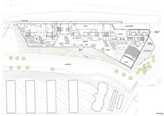 an aerial view of the site plan