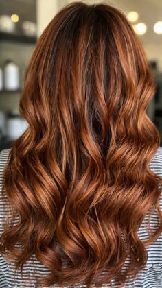 Edgy 39 Copper Hair Color Ideas for Copper and Chocolate Brown Melt ✨ Braided Styles