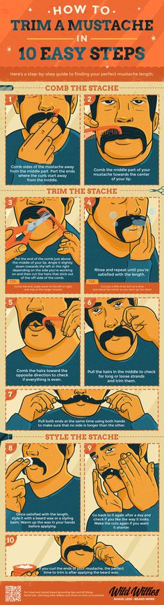 How To Trim A Mustache In 17 Easy Steps | Wild Willies