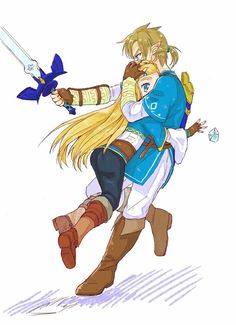 Link Protecting Zelda, Video Games Wallpaper, Games Wallpaper, Princesa Zelda, Legend Of Zelda Memes, Zelda Funny, Nintendo Fan Art, Link Zelda, Nintendo Art