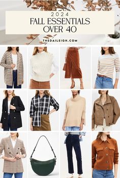 2024 Fall Essentials for Women Over 40 — THE DAILEIGH Warm Spring Fall Outfits, Outfits Over 40 Women, Dresses Sneakers, Wardrobe Colors, Classic Fall Style, Neutral Flats, 2024 Clothes, Neutral Wardrobe, Flight Outfit