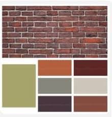 a brick wall is shown with different colors and sizes to choose from for the color scheme