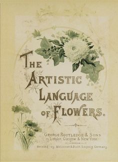 the artistic language of flowers by george robinson & sons, london, england and new york