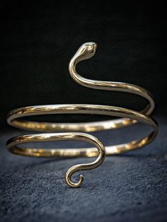 Smooth Serpent Armulet – ROYAL CODES Sacred Adornment, Exotic Jewelry, The Serpent, Sacred Feminine, Crazy Outfits, Gold Ornaments, Ancient Jewelry, Romantic Gifts, Balinese