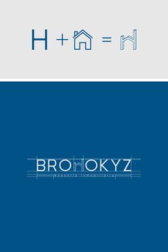 the logo for brokokyz is shown in blue and white, with an image of