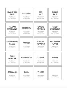 the different types of food labels are shown in black and white, including carrots