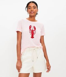 Lobster Everyday Crew Tee Handbags Outfits, Exclusive Clothing, Life Is Too Short, Cute Clothing, Petite Tops, Dress With Cardigan, Too Short, Work Clothes, Grey Fashion