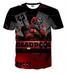 Deadpool The Winner Style Funny Design Full Print T-shirt #tshirts #deadpool #superhero Movie Shirts