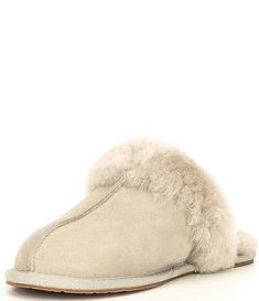 UGG® Scuffette II Sheepskin Slippers | Dillard's Classic Shearling Slippers For Winter, Classic Winter Slippers With Suede Lining, Classic Suede Winter Slippers, Shearling Indoor Slippers, Classic Sheepskin Slippers With Suede Lining, Classic Slippers With Sheepskin And Suede Lining, Classic Sheepskin Slippers For Winter, Winter Sheepskin Slippers With Suede Lining, Ugg Scuffette