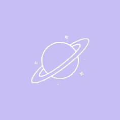 an image of the planet saturn on a purple background