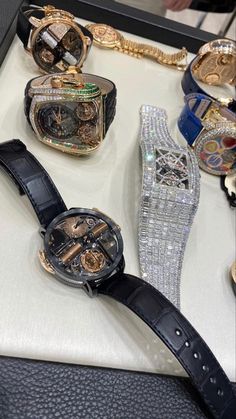 Watches And Bracelets, Fancy Watches, Expensive Jewelry Luxury, Black Men Street Fashion, Luxury Watch Brands, Mens Fashion Watches, Expensive Watches, Money And Happiness, Expensive Jewelry