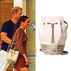 Meghan Markle's Six Most Stylish Bucket Bags - Dress Like A Duchess Meghan Markel, Duchess Meghan, Beachy Aesthetic, Kate And Meghan, Chic Crossbody Bag, Royal Brides, Handbag Collection, Mini Bucket Bags, Mini Bucket