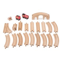 Melissa & Doug Wooden Figure 8 Train Set - Olde Church Emporium Todays Number, Tinker Toys, Kids Motor Skills, Railroad Bridge, Wooden Train Set, Melissa And Doug, Wooden Car, Train Sets, Melissa & Doug