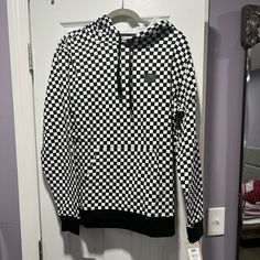 Vans Mens Checkerboard Hoodie. Men’s Size Small. Nwt. Vans Streetwear Hoodie, Vans Hoodie Sweatshirt For Streetwear, Vans Long Sleeve Sweatshirt For Streetwear, Vans Casual Sweatshirt For Streetwear, Vans Sporty Streetwear Sweatshirt, Vans Sporty Sweatshirt For Streetwear, Vans Hooded Winter Sweatshirt, Vans Hooded Sweatshirt For Winter, Casual Vans Hooded Sweatshirt