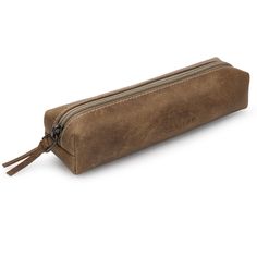 Fine Leather Zipper Pen, Pencil & Cosmetic Case / Olive / Brown / Blue / Mink / Red / Camel / Cinnamon / Beige Brown Rectangular Pencil Case With Zipper, Brown Pencil Case With Zipper For Daily Use, Brown Pouch Pencil Case For Daily Use, Brown Rectangular Pencil Case For Daily Use, Rectangular Brown Pencil Case For Daily Use, Brown Zipper Pouch Pencil Case, Brown Pouch Pencil Case For Personal Use, Leather Rectangular Pencil Case For Travel, Leather Travel Pencil Case Rectangular