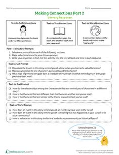 the worksheet for making connections part 2