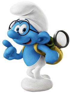 Brainy Smurf Smurfs Party Decorations, Smurfs Drawing, Smurfs Movie, Smurfs Party, Lost Village, Funny Iphone Wallpaper, Cartoons Png, Animation Movie