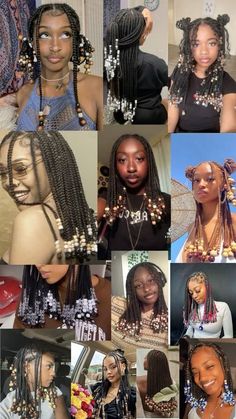 Hair Styles Easy, Short Box Braids Hairstyles, Big Box Braids Hairstyles, Goddess Braids Hairstyles, Cute Braided Hairstyles, Types Of Braids, Braided Hairstyles For Teens