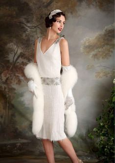 Estilo Charleston, Gatsby Party Outfit, Deco Wedding Dress, Art Deco Wedding Dress, Sukienki Maksi, Eliza Jane, Gatsby Dress