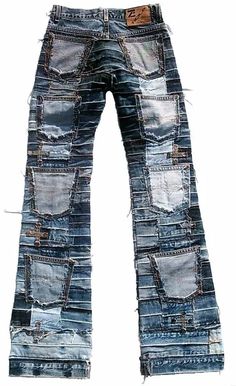 Star Patchwork, Female Pirate Costume, Jeans Pant, Denim Projects, Hippie Style Clothing