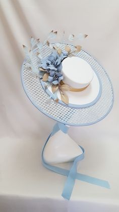 Flowers And Feathers, Diy Hat, Church Hats, Fascinator Hats