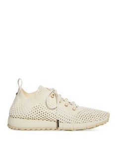 The Veles trainers are crafted with a crochet knit upper and feature faux pearl-embellished eyelets bringing the signature Jc glamour to the shoe. Designed with a sock-like upper for a comfortable fit, this lightweight style also features a flexible sole. Perfect for elevating your off-duty wardrobe. Low Top Sneakers, Off Duty, Jimmy Choo, Low Top, Faux Pearl, Top Sneakers, Comfort Fit, Buy Online, Wardrobe