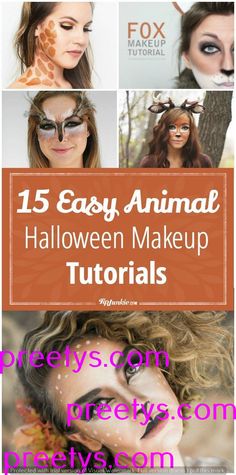 Hair Transformation: Latest Inspiration for Girls - Pretty Hairstyles Llama Makeup Halloween, Chicken Face Makeup Halloween, Cute Raccoon Makeup Halloween, Squirrel Face Makeup, Diy Animal Costumes For Adults, Kangaroo Makeup Halloween, Moose Makeup Halloween, Easy Zoo Animal Costumes, Zoo Animal Makeup