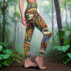 Unleash your wild side with our Abstract Snake Leggings! Perfect for retro snake lovers and reptile enthusiasts, these eye-catching tights are ideal for festivals, yoga, and special birthday gifts. Make a bold statement with these uniquely designed leggings! - 95% Polyester brushed suede 5% Spandex - Skinny fit - Tagless - White thread color - Runs true to size - NB! Black color prints may appear in a greyish tone - Assembled in the USA from globally sourced parts Snake Tights, Abstract Snake, Snake Leggings, Snake Lovers, Outfit Yoga, Special Birthday Gifts, Legging Outfits, Color Run, Special Birthday