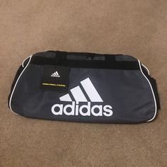 Gray Color. Check My Closet For More Colors. Sporty Rectangular Adidas Bag, Adidas Sporty Gym Bag For Daily Use, Adidas Sporty Shoulder Bag For Everyday, Everyday Sporty Adidas Bag, Adidas Duffle Bag, Soccer Bag, Adidas Bags, Red Tote, Travel Handbags