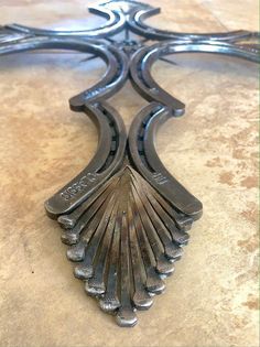 an ornate metal object sitting on top of a counter