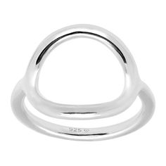 Silpada 'Karma' Sterling Silver Ring, Size 7 | Karma Ring | Silpada Open Circle Ring, Silver Ring For Women, Double Diamond, Circle Ring, Silver Engagement Rings, Rose Gold Diamonds, Sterling Silver Bands, Ring For Women, Wedding Rings For Women