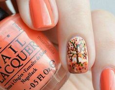 Fall Manicures, Manicure Fall, Nail Art Orange, Man Nails, Fall Thanksgiving Nails, Nails Photo, Trendy Manicure, Pedi Ideas, Thanksgiving Nail Designs