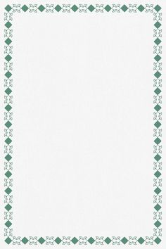 a green and white border with an ornate design in the middle, on a white background