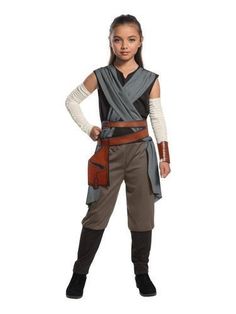 Jedi Halloween Costume, Halloween Jedi, Disney Fancy Dress, Disfraz Star Wars, Fancy Dress Costumes Kids, Rey Costume, Star Wars Dress, Rey Cosplay, Jedi Costume