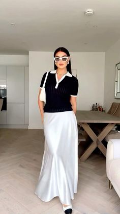 #promdresseslong #party #womenswear #style #stylish #trendy #clothing #outfits T Shirt With Long Skirt, Shirt With Long Skirt, Long Skirt Dress, Clothing Outfits, Trendy Clothing, Classy Women, Skirt Dress, Prom Dresses Long, Long Skirt