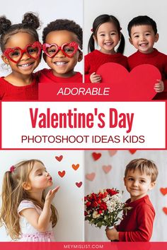 Read more for the cutest Valentine's Day picture ideas for kids! These easy photoshoot ideas are perfect for capturing sweet moments with your little ones. Whether you're looking for fun, creative, or simple photo ideas, these Valentine's Day kids picture ideas will help you take adorable photos that everyone will love. Get ready to make this Valentine’s Day extra special with these charming picture ideas for kids!