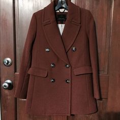 In Excellent Condition, Like New, No Signs Of Wear Super Cute Jacket Redwood Color Fits Xsmall Also Still Have An Original Tag Perfect For Fall Price Firmed Cute Jackets, Double Breasted Coat, J Crew, Double Breasted, Like New, Super Cute, Jackets & Coats, Jackets For Women, The Originals