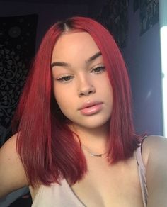 Red Hair Looks, Hair Inspiration Color, Baddie Hairstyles, Hair Inspo Color, Grunge Hair, Girl Hair, Aesthetic Hair