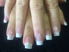 Long Square French Tip Nails, Pink And White French Tip Nails, Pink And White Nails French, 00s Nails, Marble Mansion, Pink And White Acrylic Nails, Nail Inspo Ideas